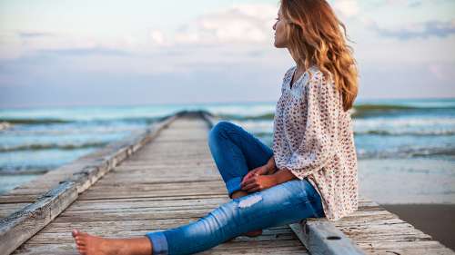 woman contemplating divorce